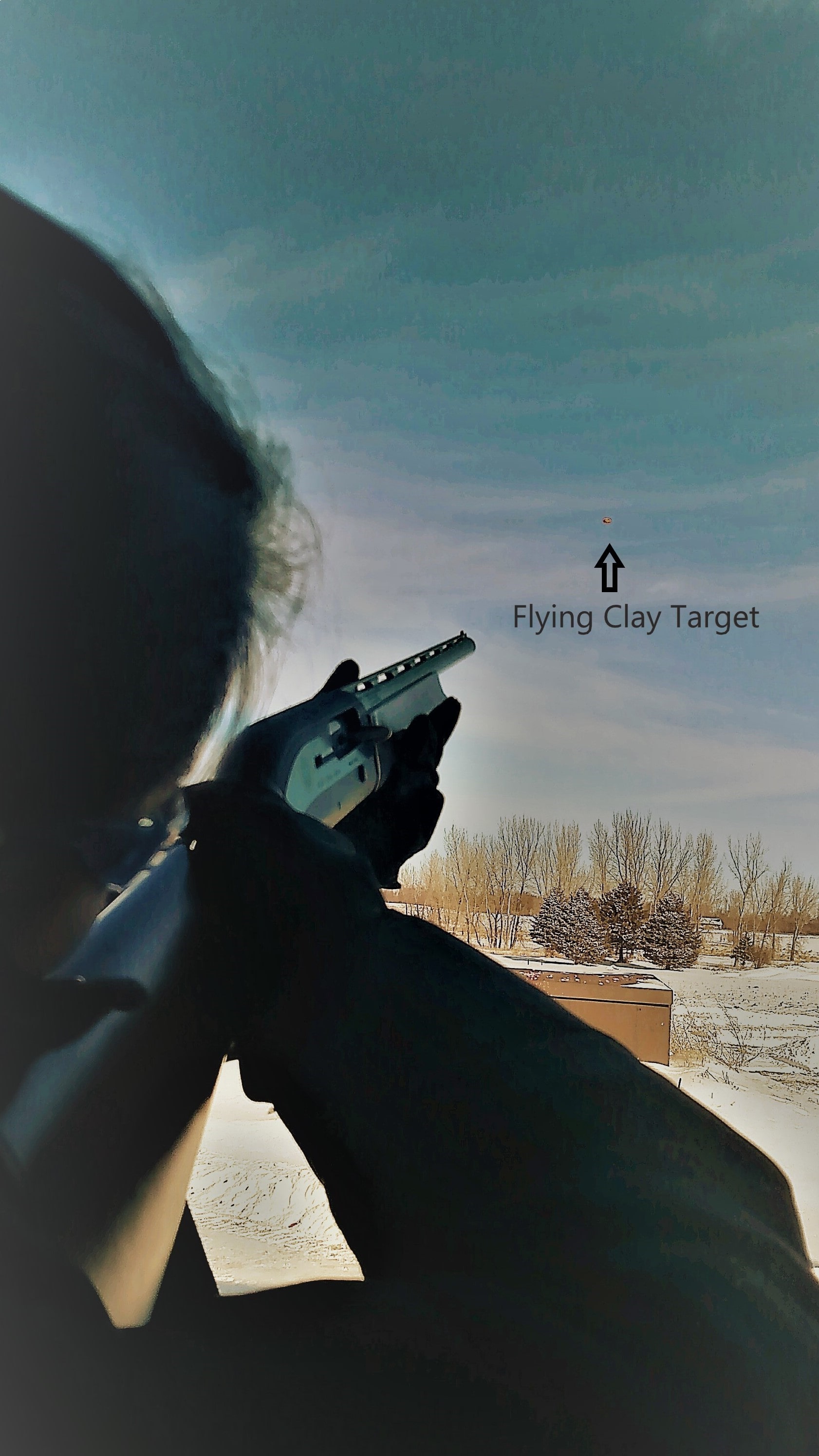 Woman Shooting Clay